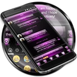 Logo of SMS Messages Dusk Pink Theme android Application 